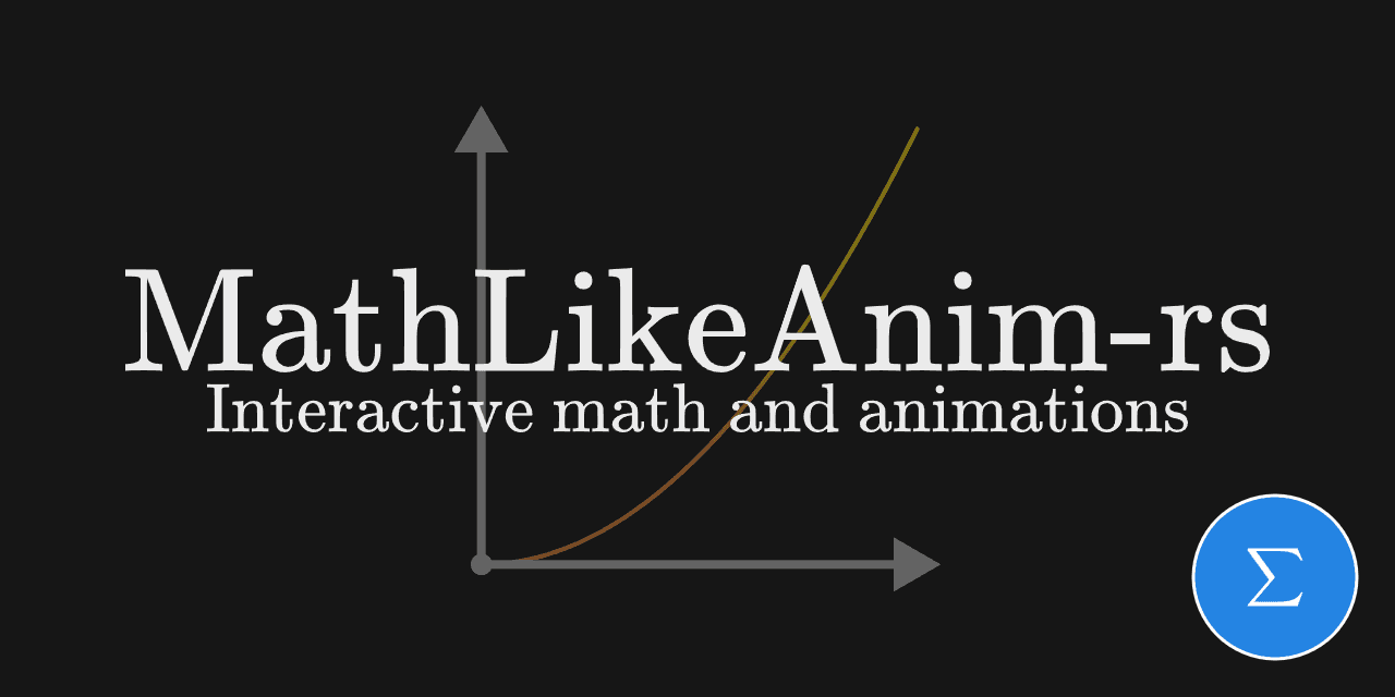 MathLikeAnim-rs Logo